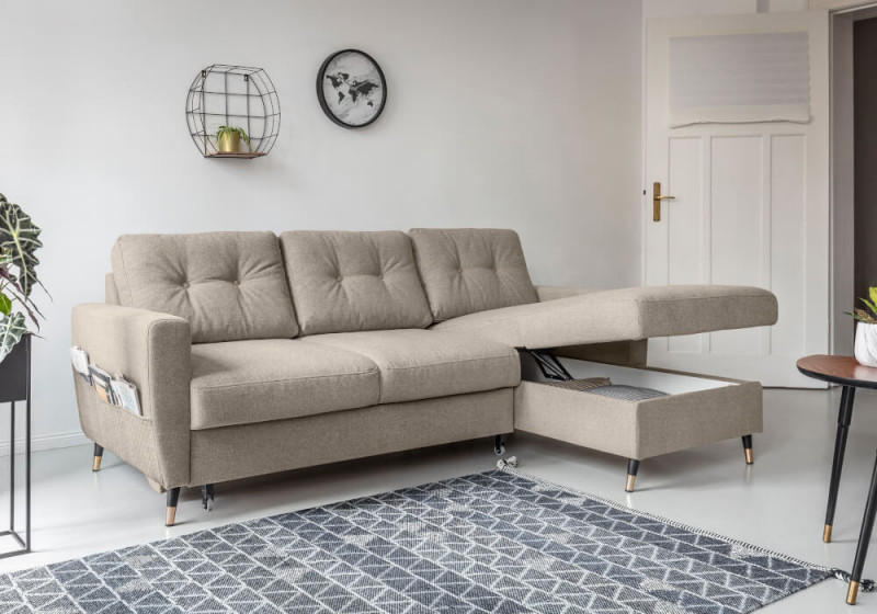 Friendly Lars Corner Sofa Bed