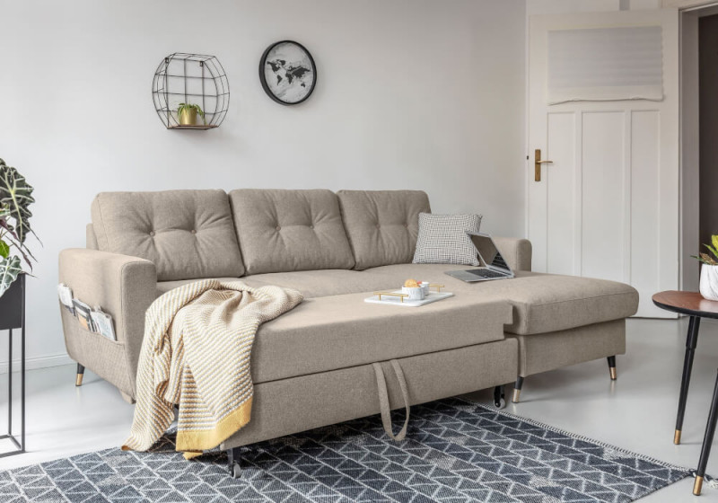 Friendly Lars Corner Sofa Bed