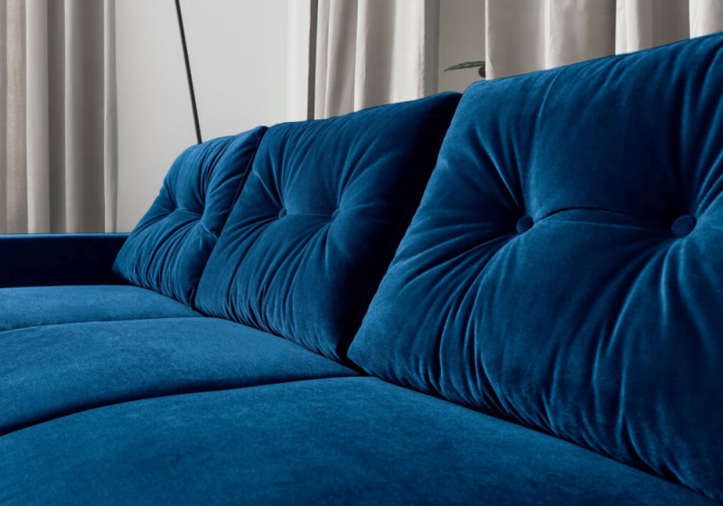 Friendly Lars Corner Sofa Bed L Shape Velvet